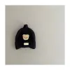 Warm and cute thickened ear-protecting newborn and children's hat, hooded hat style, autumn and winter baby hat, velvet hat, pink Item Picture